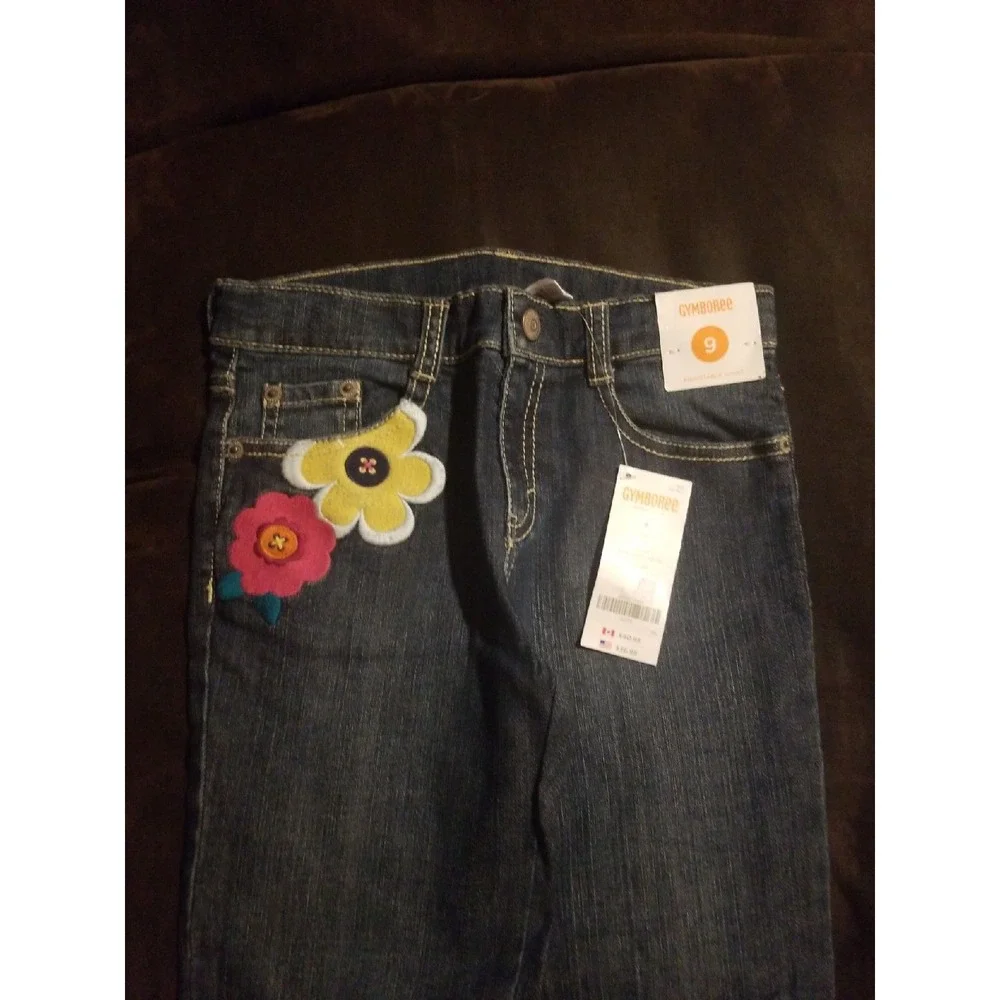 Gymboree fashionable fox jeans 9‎ nwt